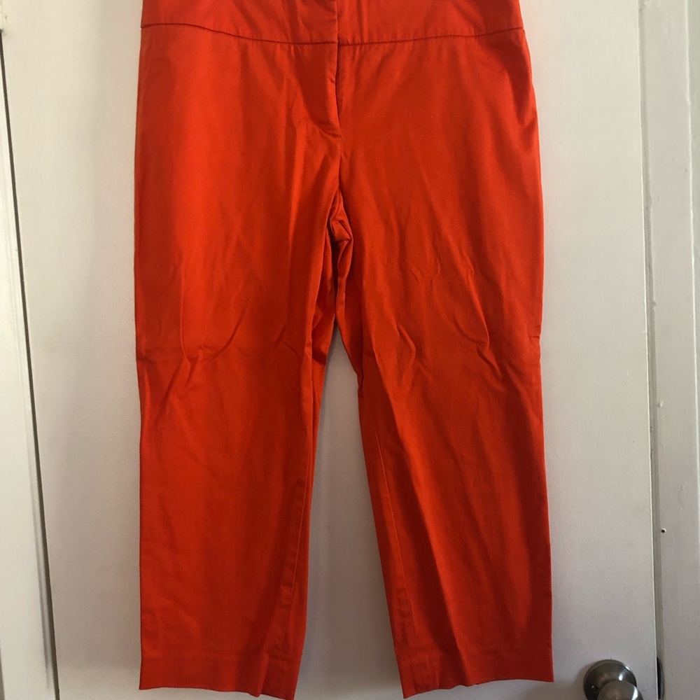Orange LOFT Ankle-Length Pant